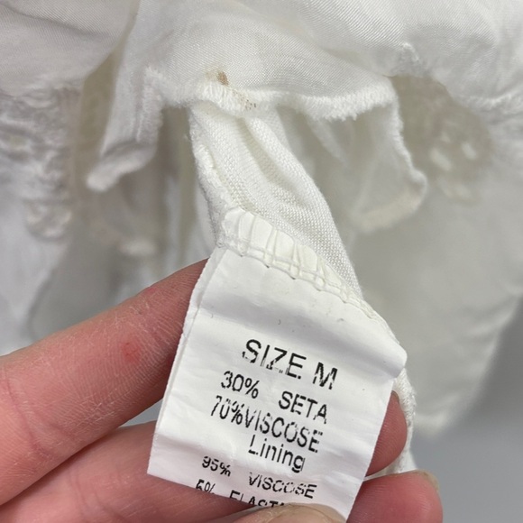 Tempo Paris White Flutter Sleeve Blouse - Picture 4 of 4